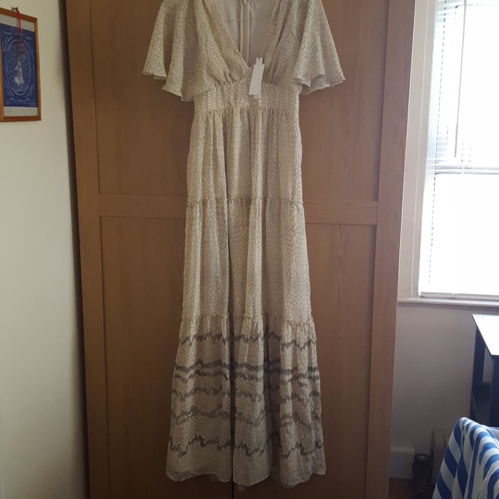 Twelfth Street by Cynthia Vincent silk maxi dress